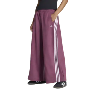 Adidas Faux Suede Track Pants Maroon — photo 2
