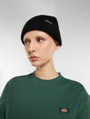 Bonnet Dickies Woodworth waffle beanie – black — photo 5