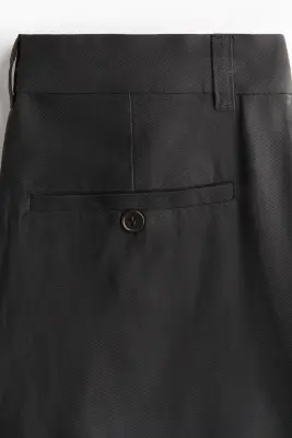 Short Bermuda en twill - Gris foncé — photo 3