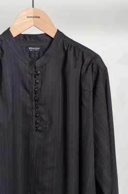 Whiteread – ALBERT SHIRT WR091-CS – COAL STRIPE — photo 4