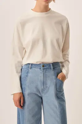 Tee-shirt Jenna Ecru — photo 1