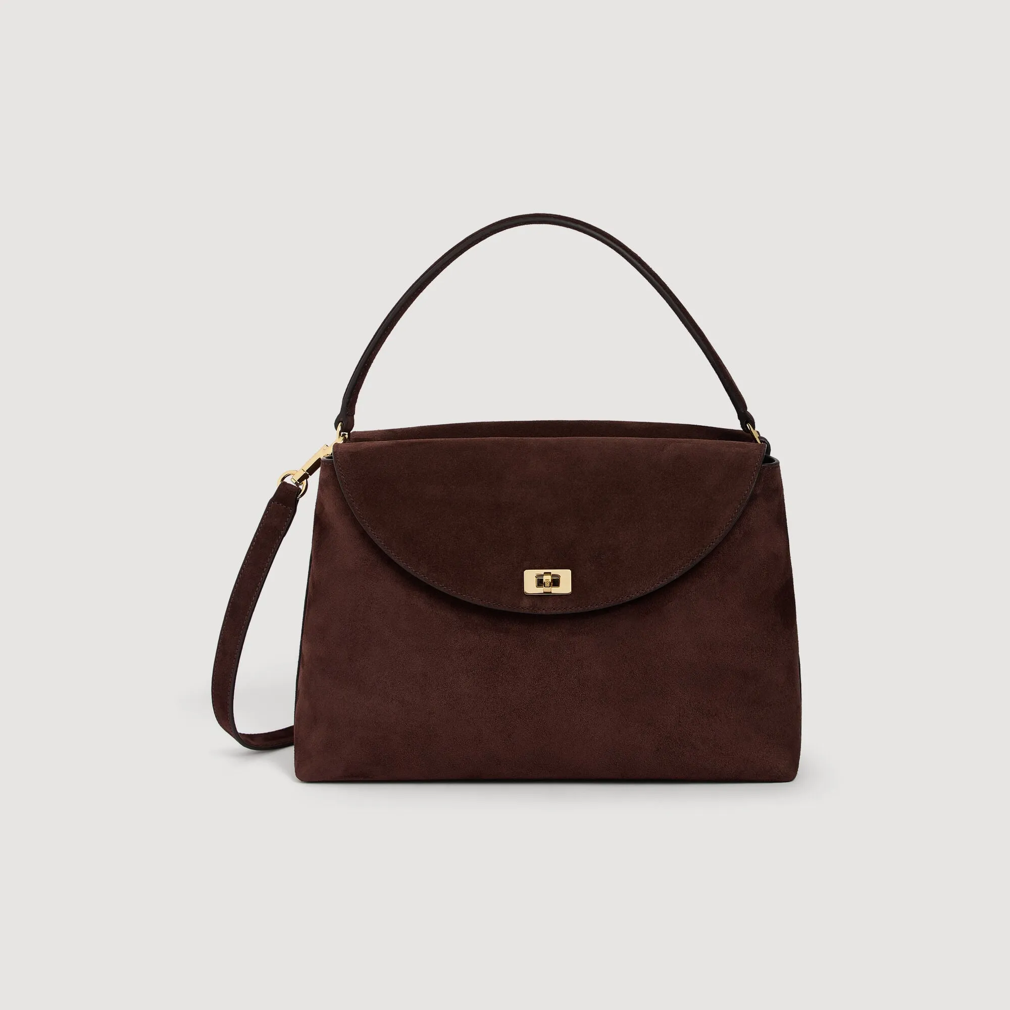 Sac en cuir et suède LE GRAND BAZAAR