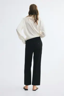 Pantalon bootcut 7/8 - Noir — photo 3