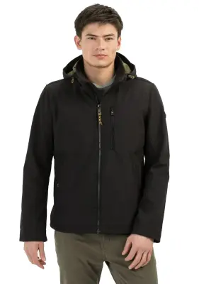 CAMEL ACTIVE PARKA SOFTCHELL Noir — photo 2