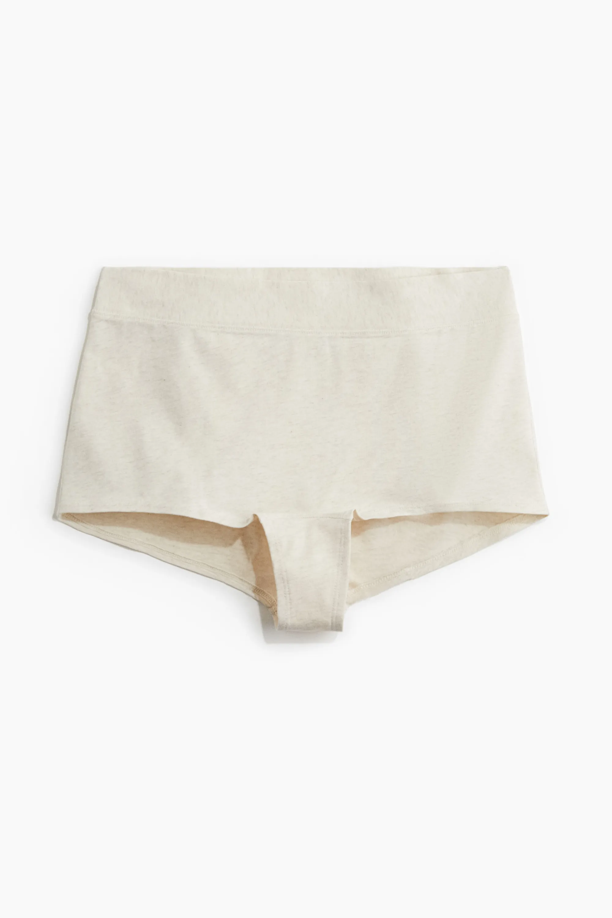 Lot de 3 culottes Shortie en coton - Crème/beige/crème chiné