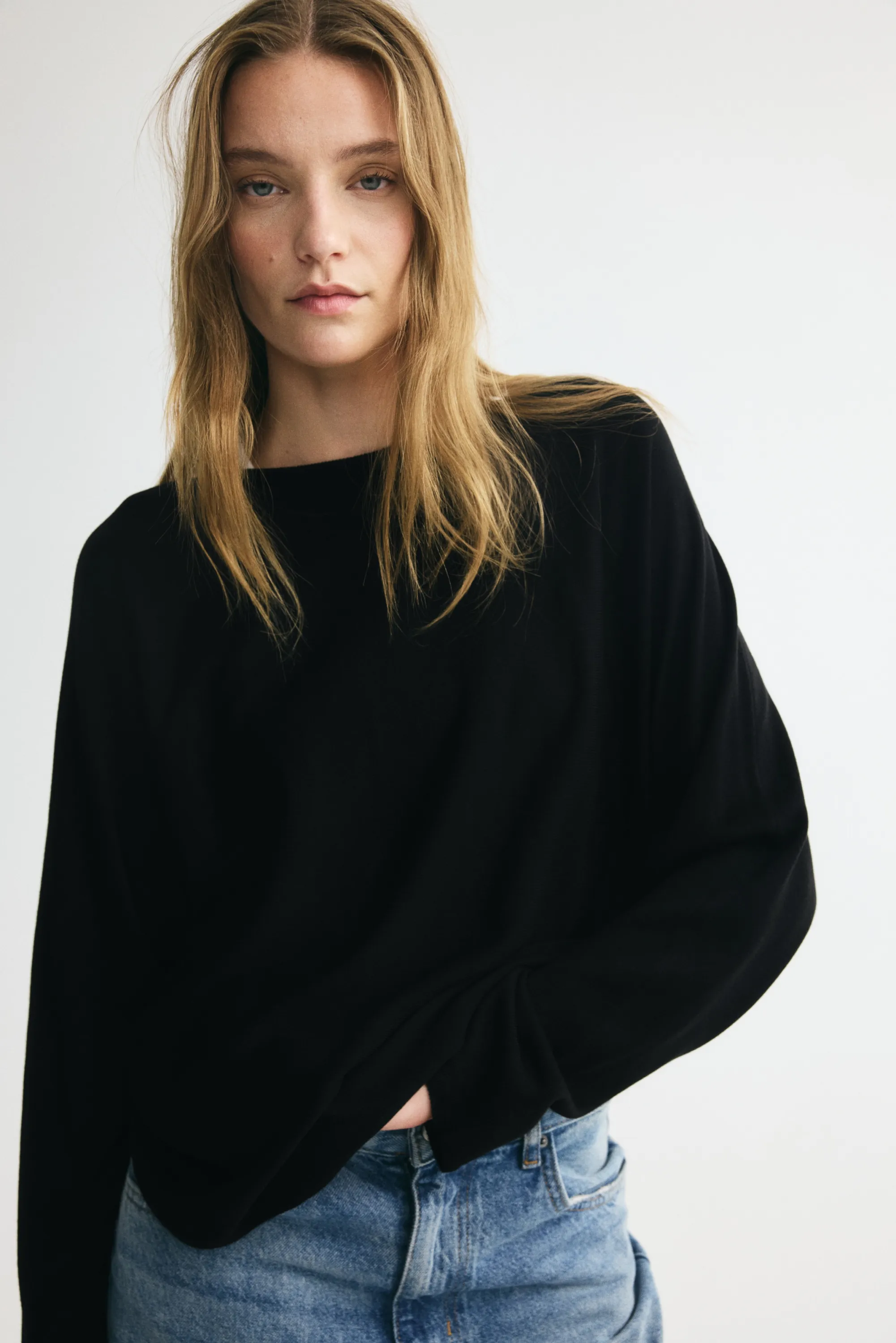 Pull épaules nues - Noir