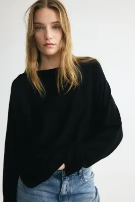 Pull épaules nues - Noir — photo 1