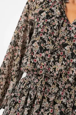 Robe courte imprimée Femme — photo 5