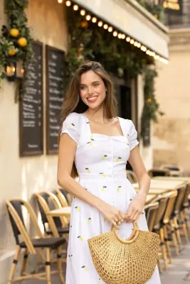 Estelle Linen Dress — photo 2