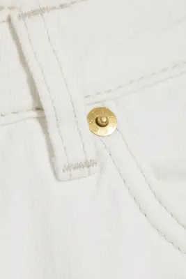 Jean jambe large taille mi-haute Paz - Blanc cassé - Blanc — photo 5