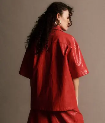 Jiji Studio – Chemise Adrien Rouge — photo 3