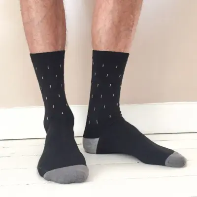 Chaussettes Léon Noir — photo 1