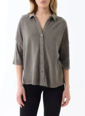 Chemise en coton et modal — photo 2