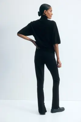 MAMA Pantalon en jersey romanite - Noir — photo 4