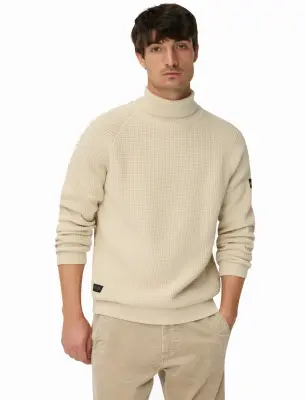 CAMEL ACTIVE PULL COL ROULE Ecru — photo 2