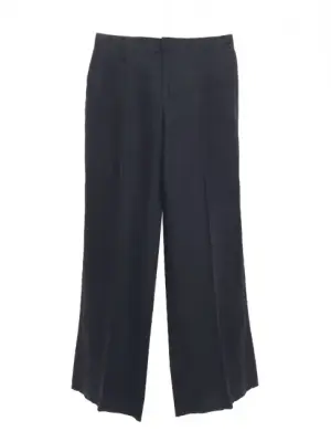 Pantalon large fluide en chanvre bleu nuit Prix boutique 1090€ Taille 42 — photo 1