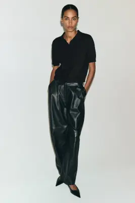 Gilet avec col - Noir — photo 1