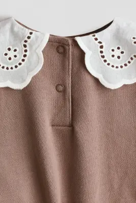 Ensemble 2 pièces sweat et legging - Marron clair — photo 1