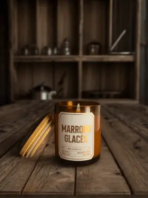 Bougie végétale parfumée Marron Glacé — photo 2