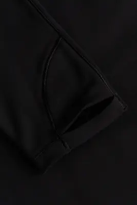 Top de sport chaud à col zippé SoftMove™ - Noir — photo 5