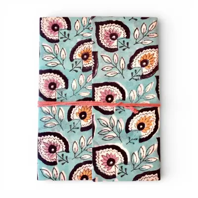 Carnet Fleurs Bleu Ciel — photo 1