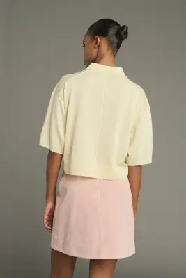 PULL ELTON JAUNE PÂLE — photo 2