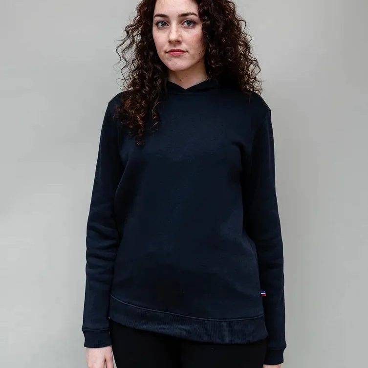 Sweat à capuche Henriette bleu marine