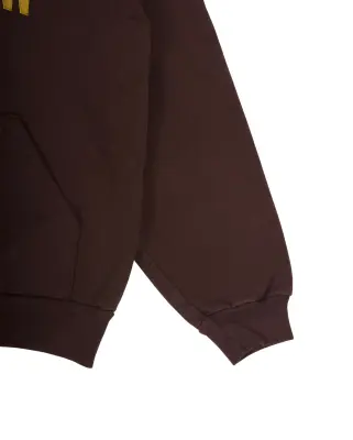 Hoodie College Chocolate Gold — photo 3