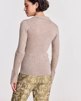 Cardigan Ombeline beige — photo 7