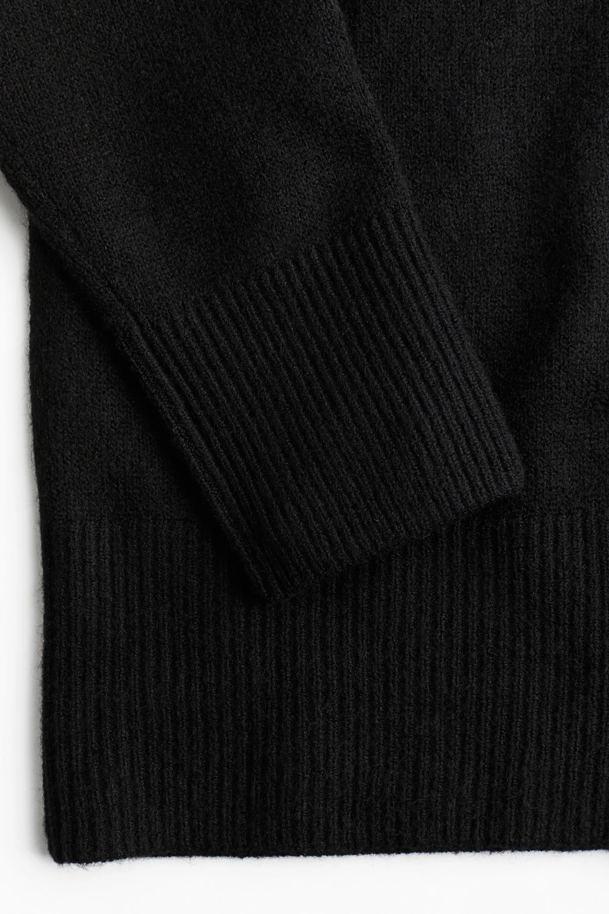 Robe en maille - Noir
