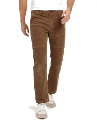 CAMEL ACTIVE PANTALON VELOURS Marron — photo 2