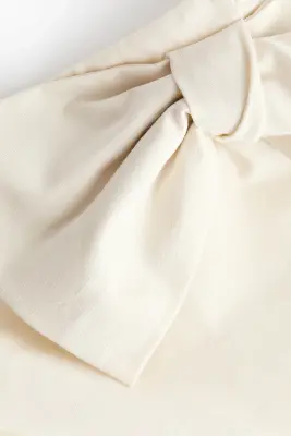 Robe bandeau avec nœud - Ivoire — photo 4