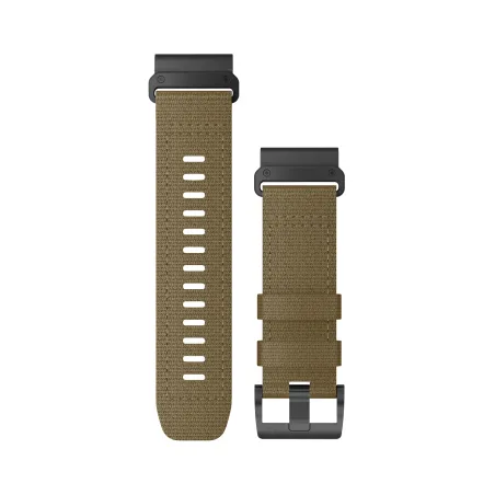 Bracelets de montre Garmin QuickFit 26mm Nylon tactical brun coyotte 010-13010-11