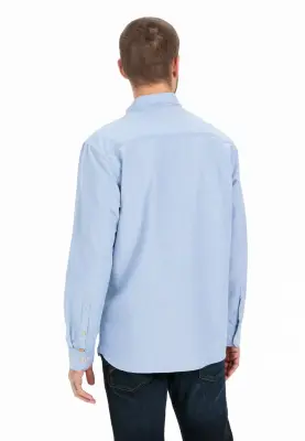 CAMEL ACTIVE CHEMISE OXFORD Bleu ciel — photo 4