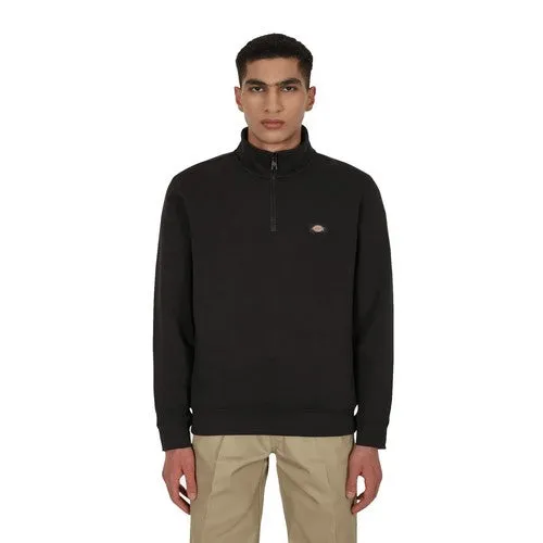 DICKIES OAKPORT QUATER ZIP SWEAT Noir