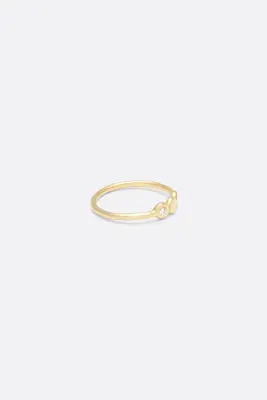 BAGUE PRINCESSE UN DIAMANT - Or blanc 18 carats — photo 2