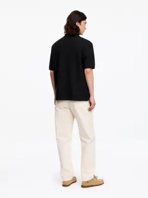Polo demi-zippé - Noir — photo 2