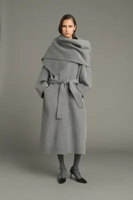 MANTEAU HARROW GRIS CLAIR — photo 5
