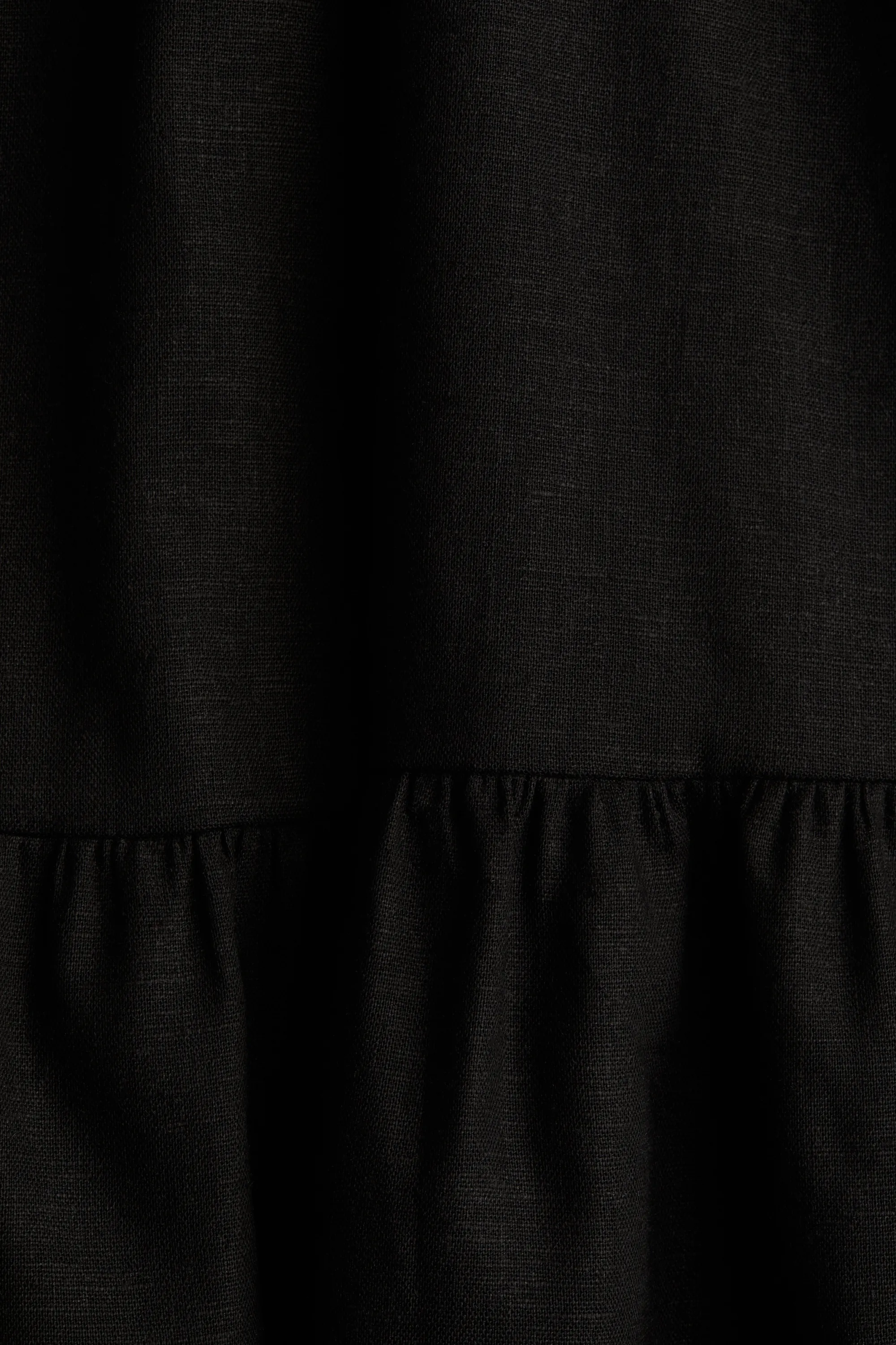 Robe à manches bouffantes - Noir