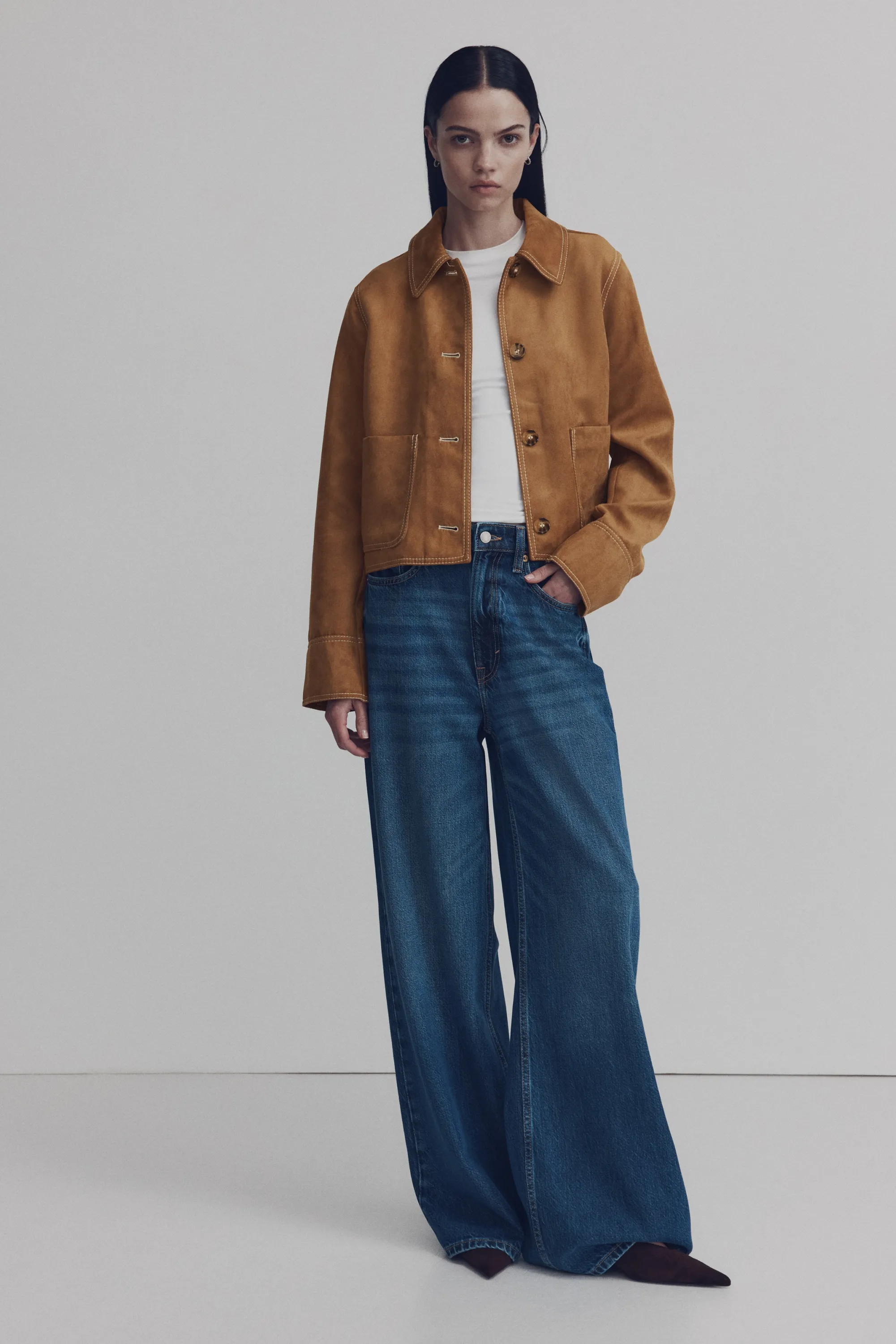 Veste avec col - Beige