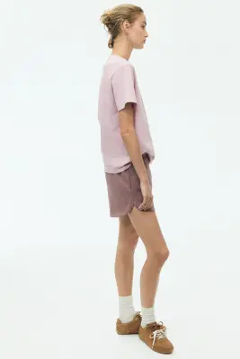 T-shirt en coton - Rose clair — photo 3
