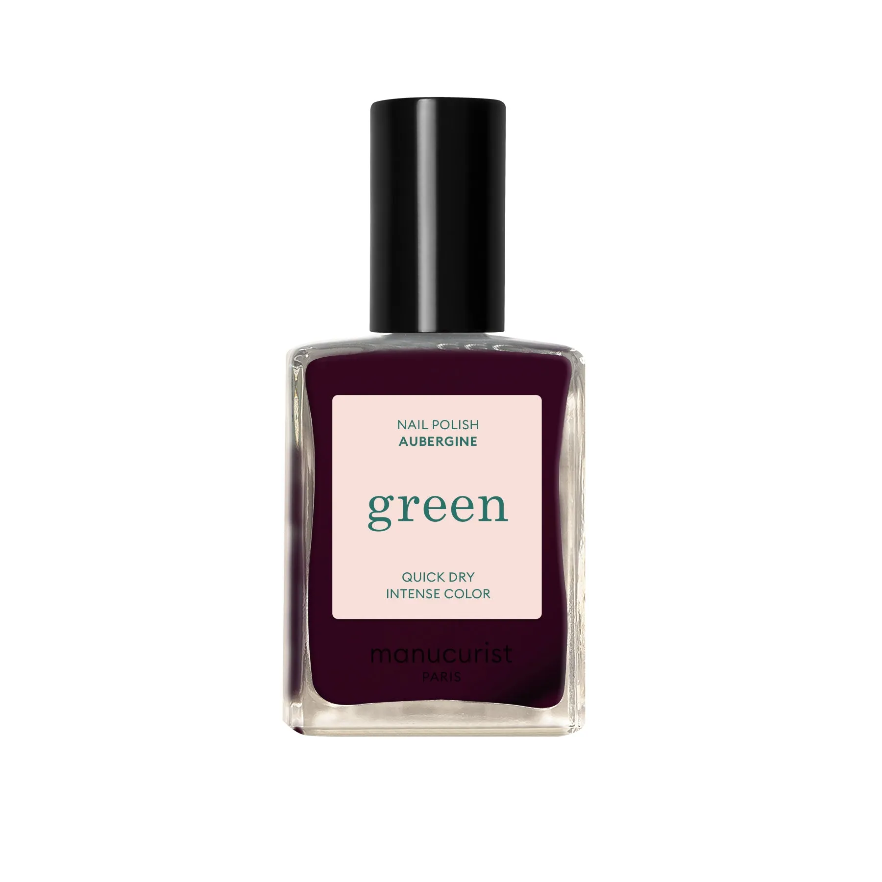 Vernis Green Manucurist-Aubergine-manucure violet foncé