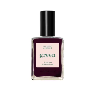 Vernis Green Manucurist-Aubergine-manucure violet foncé — photo 1