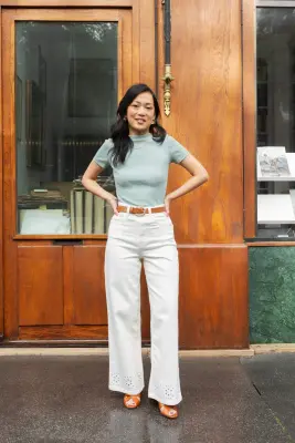 Tee-shirt Lola - vert celadon — photo 2
