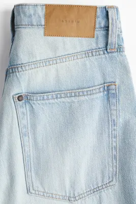 Curvy Fit Wide Ultra High Jeans - Bleu denim clair — photo 2