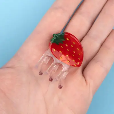 Mini pince à cheveux Fraise Coucou Suzette — photo 3
