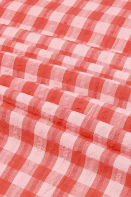 Coupon 3 m en coton à carreaux — photo 3