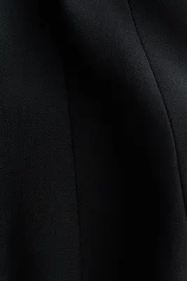 Blazer sablier en laine mélangée - Noir — photo 4