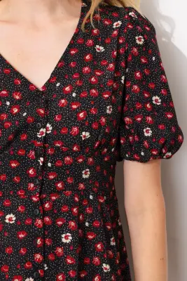Robe courte imprimée Femme — photo 5