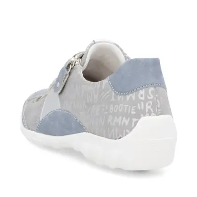 Baskets Remonte R3403-14 Bleu Ciel - Cuir Lacets Grande Pointure Femme — photo 4